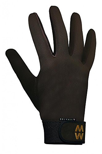 MacWet Mens & Ladies 1 Pair Long Climatec Sports Gloves In 4 Colours - 10 Unisex - Brown…