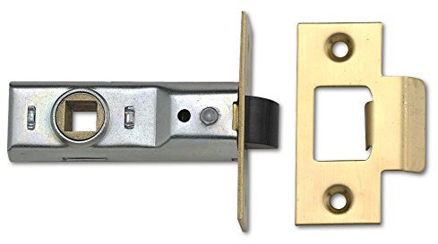 Union Locks 63mm Rebated Tubular Mortice Latch 2650 Electro - Brass