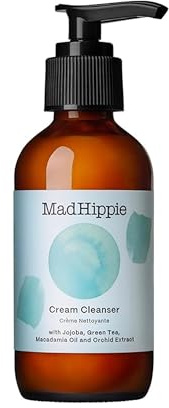 Mad Hippie Cream Cleanser – Gentle pH Face Wash to Moisturise (118ml) | Hydrating & Non-Irritating Daily Facial Cleanser Formulated with Hyaluronic Acid, Organic Jojoba Oil and Green Tea Extract