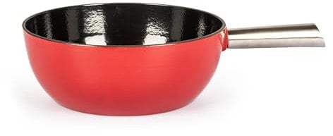 Stöckli Fondue Käsecaquelon Elégance rot-schwarz, 7324.0214