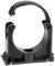 SIBO PVC Rohrschelle für 40mm Rohre TOP Qualität Schwarz/Grau