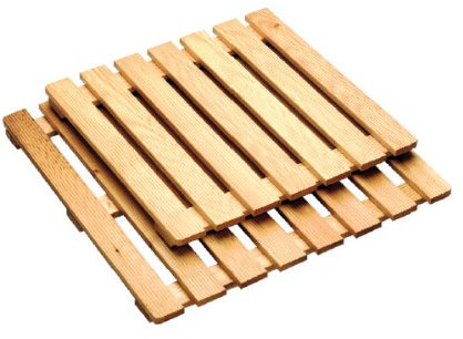 Panetta Casalinghin Legno da Doccia, Beige, 50 x 50 cm, Legno, Beige, 50 x 50 cm