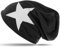 Caspar MU069 Klassiche leichte Slouch Beanie Mütze mit Stern Print, Farbe:schwarz