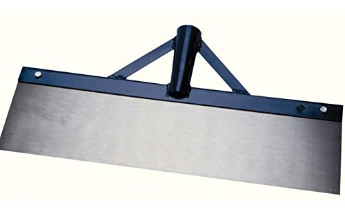 Idealspaten 72105000 Stoßscharre Sieger mit Federstahlblatt 50 cm, blau/Silber, 40 x 25 x 15 cm