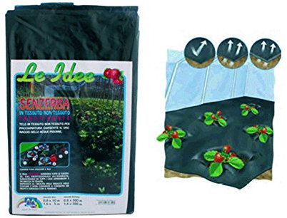 Maniver Tela per Pacciamatura 'Senzerba' in tessuto non tessuto mt 1.6 x 5