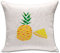 Hengjiang Ananas-Kissenbezug, Baumwolle, Leinen, quadratisch, kreative Ananas, Baumwolle und Bettzeug, 10, 45 x 45 Centimeters