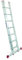Lyte 4 M Double DIY EN131 Non Professional 2 Section Extension Ladder with Spreader bar