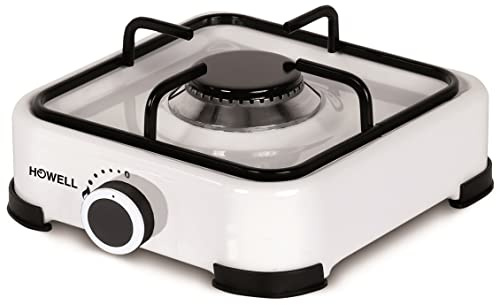 HOWELL HO.HPG119 - Fornello con Coperchio, Alimentazione GPL, N° 1 Fuoco