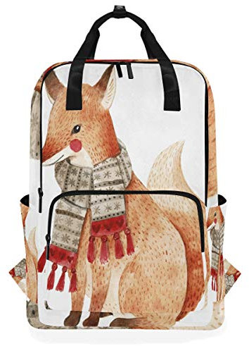 Fantasio EIN Fuchs mit Schal Rucksack