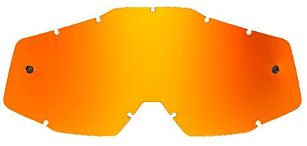 SeeCle,SE-41S255-HZ,Lente de repuesto de espejo naranja compatible con gafas/gafas 100% Racecraft/Strata/Accuri/Mercury