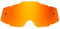 SeeCle,SE-41S255-HZ,Lente de repuesto de espejo naranja compatible con gafas/gafas 100% Racecraft/Strata/Accuri/Mercury