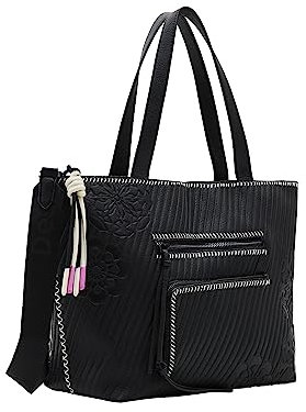Desigual Women's BOLS_SOFTFREE PRAVIA Zipp, Black