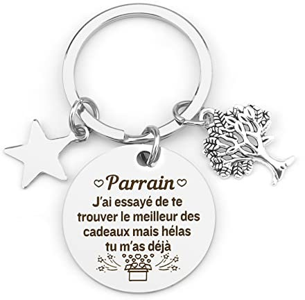 Cadeau Parrain, Porte Clef Parrain, Parrain Cadeau Original, Cadeau Pour Parrain, Cadeau Parrain Original, Idee Cadeau Parrain, Cadeau Parrain Personnalisé, Cadeau Parrain Noel