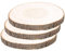 Fette di legno 3 pezzi 20-22 cm forato foro naturale incompiuto tronco cerchi in legno per fai da te artigianato decorazioni di nozze decorazioni natalizie.