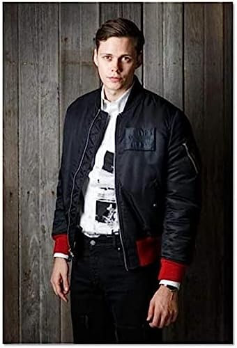 Poster Bill Skarsgard Filmstar Poster Foto Porträt Bilder Poster Und Drucke Leinwand Malerei Home Decor 50X70Cm Kein Rahmen