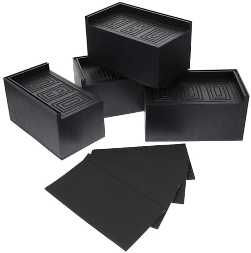 4 Pièces De Lit Rehausseurs De Meuble Rehausseur Pieds pour Canapé Bureau Canapé Table Chaise Dortoir