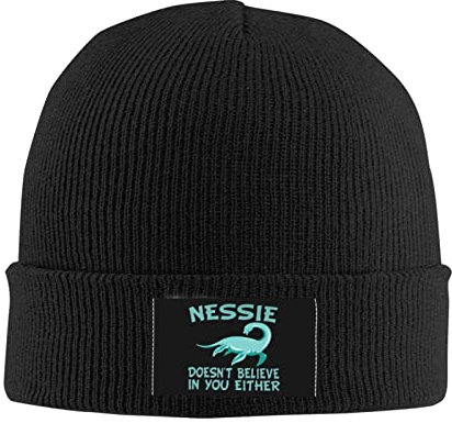 934 Beanie Loch Ness Mon-Ster Wintermütze Unisex Winter Beanie Mütze Slouch Mützen Für Geschenke Skifahren Skating