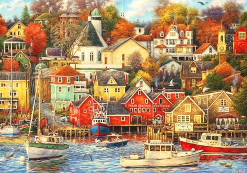 Puzzle 2000 Teile - Chuck Pinson - Good Times Harbor
