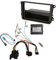 Audioproject A123 - CanBus Autoradio Einbau Set kompatibel für VW Golf V Touran Passat 3C Caddy Skoda Octavia Seat Radioblende Radioadapter 2 x Antennenadapter Fakra ISO DIN Fach