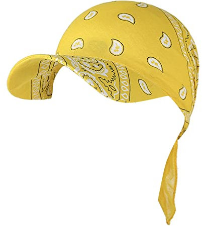 Hair Bonnet Sleep Cap Satin Haarkappe Braids Damenhut, modischer -Strandhut, lässiger tragbarer Outdoor-Strand-Freizeithut Mütze Schal Damen Grau Mütze Schal Set Rosa Damen (Yellow, One Size)