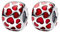 Annmors 925 Sterling Silber Bead Charms Europäische Armbänder und Halskette Sparkle Red Heart Clip Stopper Perlen mit Zirkonia,Weihnachten,Valentinstag,Muttertag,Geschenkanhänger Frauen und Mädchen