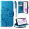AROYI Lederhülle Kompatibel mit Samsung Galaxy A36 5G Hülle und Schutzfolie, Flip Wallet Handyhülle PU Leder Case Kartensteckplätzen Schutzhülle Kompatibel mit Samsung Galaxy A36 5G Blau