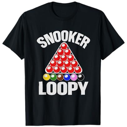 Snooker Loopy Life: Rote Bälle und Lacher T-Shirt