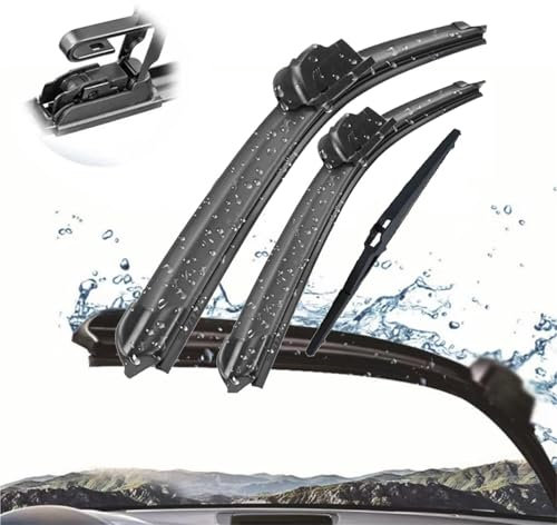 Kit de escobillas limpiaparabrisas Delanteras y traseras para Kia Rio 2 JB 2005 2006 2007 2008 2009 2010 2011, escobillas para Parabrisas y Ventana de 22 + 16 + 14