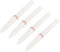 ZJchao LED Light Up Float Sticks, Stangenspitze Glühstangen ABS LED Float Stabspitze Luminöse Lichtstäbchen mit Batterie 4pcs Angeln Glühstangen Dunkler Leuchtfeizungsstick für Dunkle Nachtfischen