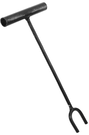 BAZEITFLOW Clé Pour Vanne Eau Avec Poignée t Pour Compteur Eau Outil De Fermeture De Vanne De Compteur Clé Robuste Pour Usage Résidentiel