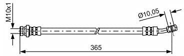 Bosch 1987481456 Brake Hose