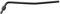 Musiclily 6mm Tremolo Arm Tremolo Hebel Tremolo Bar Whammy Bar für Floyd Rose Tremolo-System E-Gitarre, Schwarz