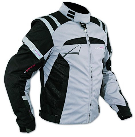 A-Pro Jacke CE Ruestung Qualität Motorrad Thermal Innenbeschichtung Sport Grau L