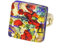 Glass Of Venice Bague en verre de Murano 1,9 cm – Bague carrée de taille réglable en or, rouge et vert, doublée de feuille d'or. Verre soufflé - Bagues en verre de Murano pour femme fabriquées à la ma