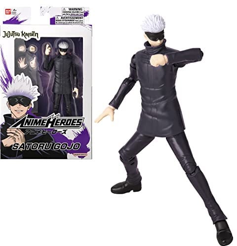 BANDAI - Anime Heroes - Jujutsu Kaisen - Action Figur 17 cm - Gojo Satoru - Gelenkfigur Gojo - Offizielle Lizenz Jujutsu Kaisen - 36982