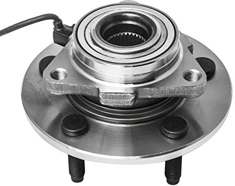 Vorderradnabe und Kugellager, links oder rechts, kompatibel mit 2002–2005, Dodge Ram 1500 AUQDD 515073 [5 Lug W/ABS Allradantrieb, 4 x 4]