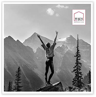 HAES DECO - Fotorahmen/Bilderrahmen aus Kunststoff Easy Frame weiß 50x50 cm - EF18W