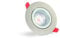 DOTLUX LED-Downlight CIRCLEmini 2700K 6,5W Gehäuse: Edelstahl Design - Sehr geringe Einbautiefe -