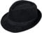 Trilby-Fedora-Hut für Kinder, Jungen, kurz, für 4–8 Jahre, schwarz, 4-8 Jahre