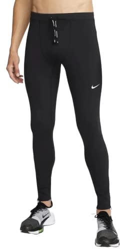 Nike Herren Rpl Chllgr Leggings, Black/Reflective Silv, M
