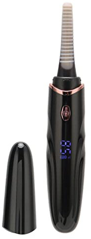 Elektrische Wimpernzange USB Wiederaufladbar Einstellbare Temperatur LED-Anzeige Beheizte Wimpernzange Beheizbare Wimpernzange für Geschwungene Wimpern
