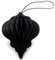 Nordstjerne Christbaumschmuck Papier Juwel Schwarz