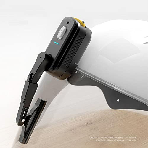 Elektrischer Scheibenwischer für Motorradhelme,universeller Motorradhelm-Scheibenwischer,wasserdichter,automatischer Helmwischer für die meisten Sonnenblenden (Nicht inklusive Helm)