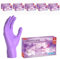 ARNOMED gants jetables violet, gants nitrile taille S, gant jetable 1000 pièces (10 boîtes), gants en nitrile non poudrés & sans latex, gants jetable cuisine, gants a usage unique en XS, S, M, L & XL