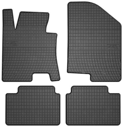 SMK Gummimatten auto fußmatten Satz passend für Kia Ceed II 2012-2018 Erleben Sie einen neuen Standard des Reisens mit rutschfesten auto fussmatten - Mehrjahres- auto teppiche für alle Straßenverhältn