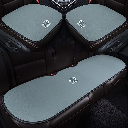 Autositzbezüge Kissenpolster, für Mazda CX-3 CX-5 CX-7 Atenza 3 6 Auto Schonbezüge Atmungsaktiv, rutschfest, Kühl im Sommer, Verhindern Das Ausbleichen der Jeans,Blue