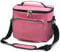 10L Waterproof Insulated Picnic Lunch Bag with Adjustable Shoulder Strap，Large Leakproof Soft Cool Tote Bags for Men/Women/Adult,Thermal Reusable Lunch Box for Work/Camping/Outdoor/BBQ/Party(Pink)