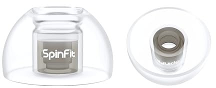 SpinFit Omni for True Wireless Earbuds & IEMs – XL – Patentierte Silikon-Ohrstöpsel als Ersatz (1 Paar) (3,7 mm Düsendurchmesser)