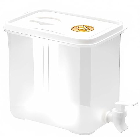 Cymwer 3.5/5/10l Drink Dispenser with Tap,Plastic Juice Drink Dispenser,Large Capacity Fruit Tea Drink Bucket