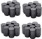 Kliplinc 32 Pieces Tire Stem Valve Caps Wheel Valve Covers Car Dustproof Tire Cap, Hexagon Shape Titanium Gray
